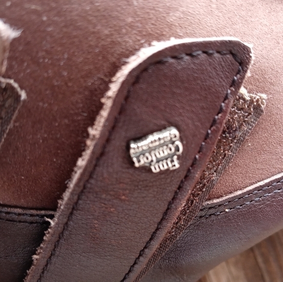Finn Comfort brown leather 2 hook & loop straps Made in Germany Mens 41D. US 8 main image 8